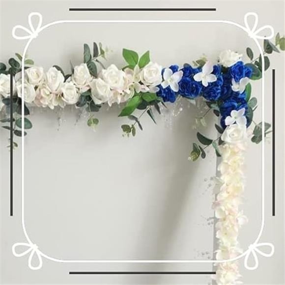 50pcs Blue Roses Artificial Flowers Bulk 1.6" Small Silk Fake Roses Flower Heads - Picture 2 of 14